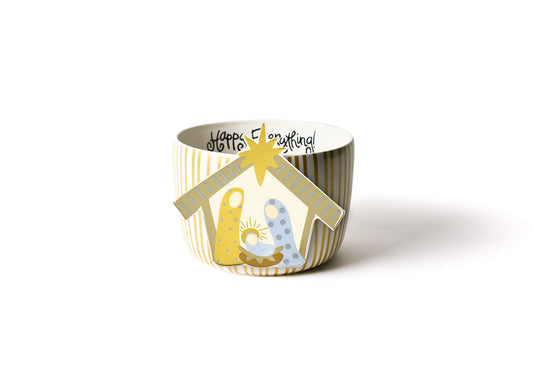Gold Stripe Big Bowl