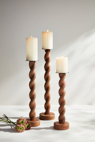 Large Twisted Candlestick