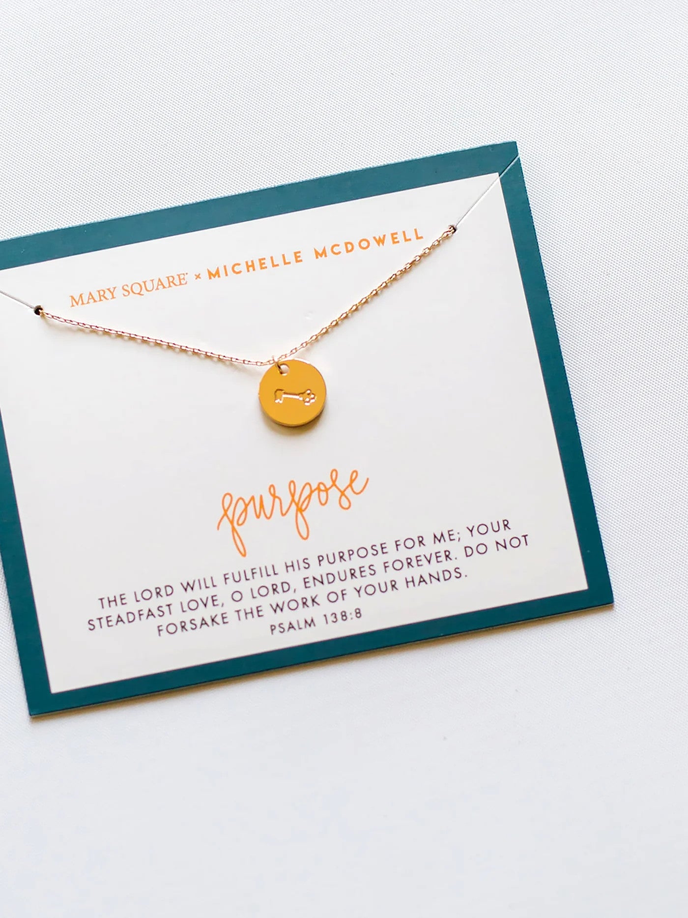 Carded Inspirational Necklace Purpose