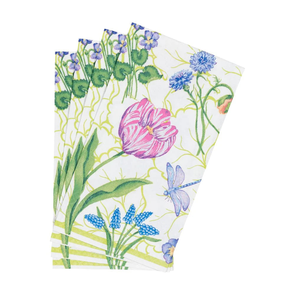 Guest Towel Napkins, Floral Majolica