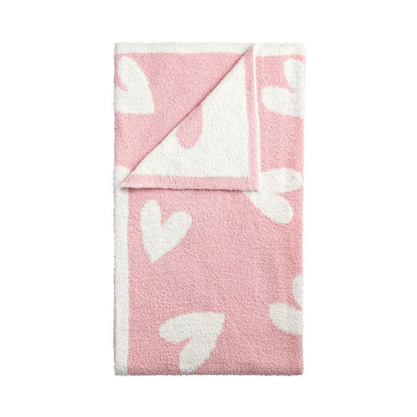 Heart Chenille Blanket