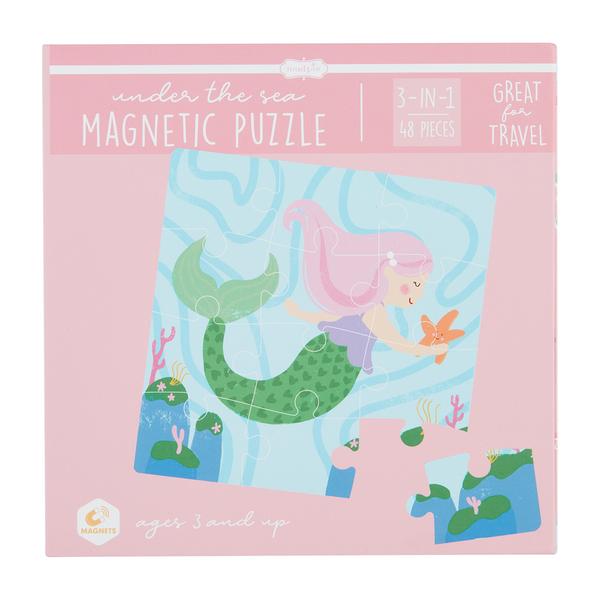 Pink Ocean Magnetic Puzzle Book