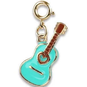 Gold Guitar Charm