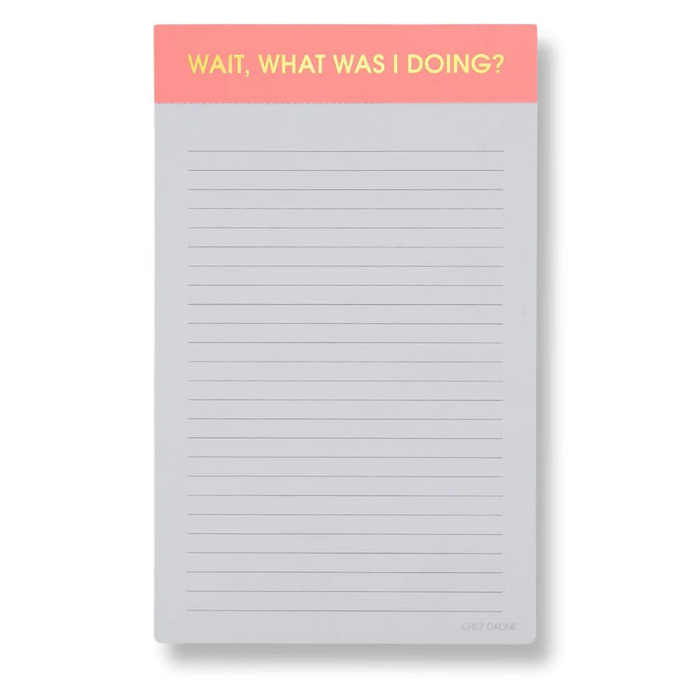 What Was I Doing Notepad
