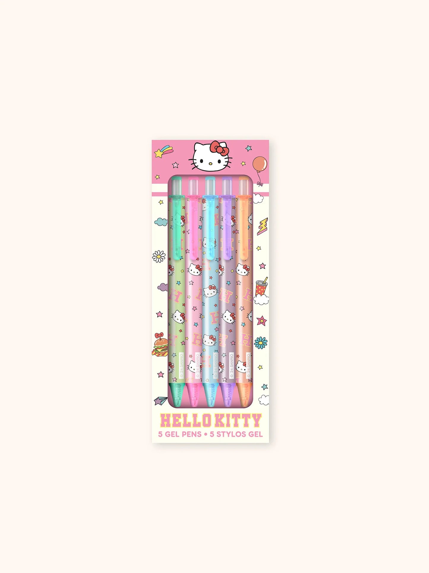 Hello Kitty College Letters Gel Pens
