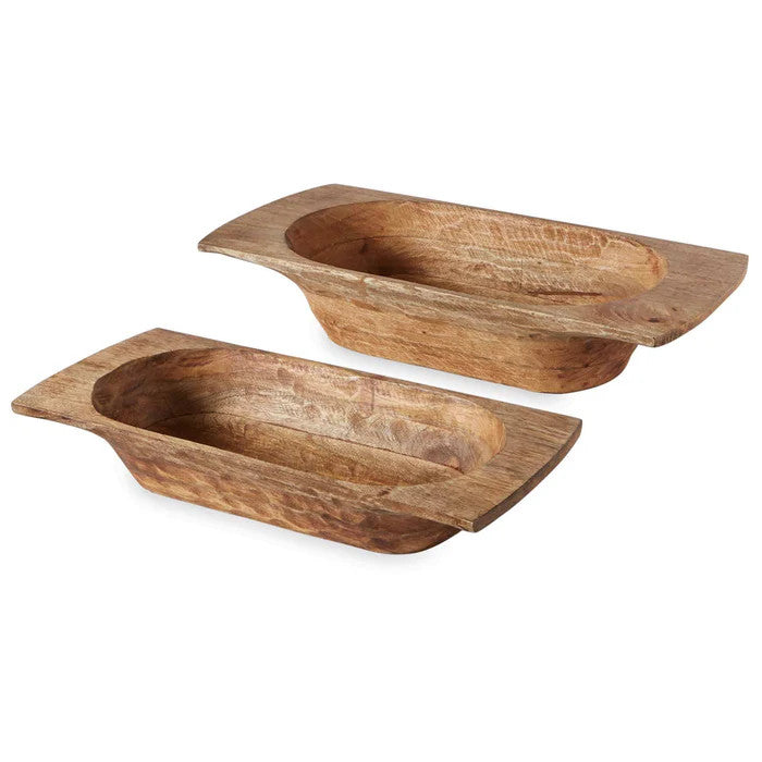 Wooden Dough Bowl, Large