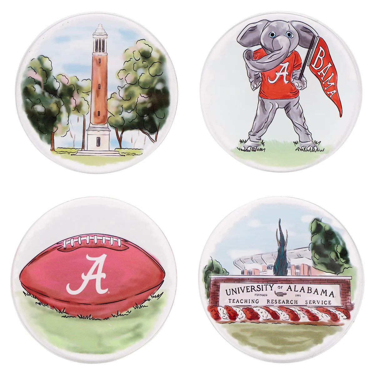 Alabama Coaster Set Of 4