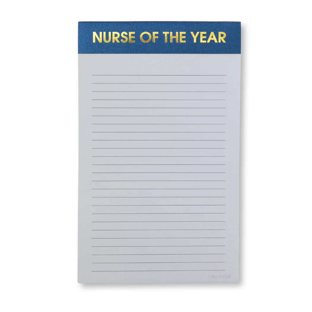 Nurse of the Year Notepad