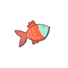 Mini Attachment Bubbles the Fish