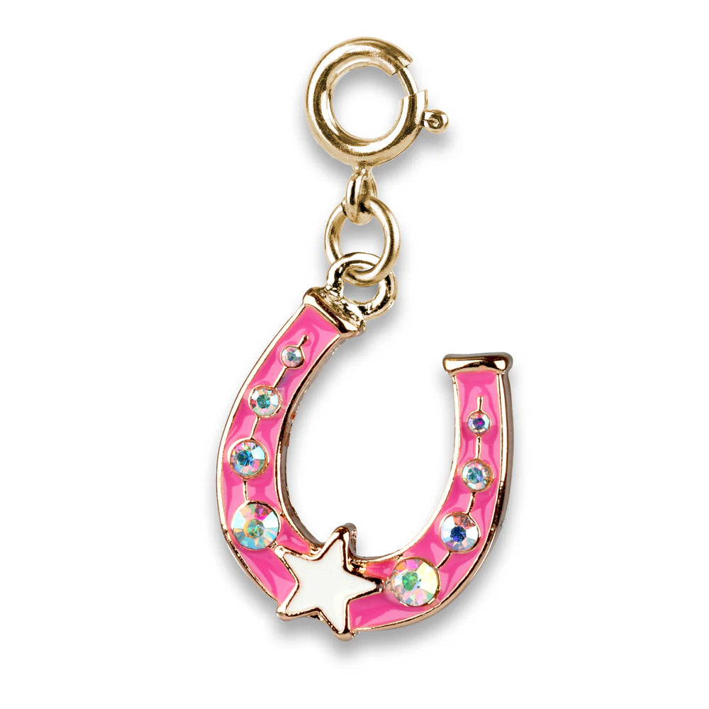 Gold Horseshoe Charm