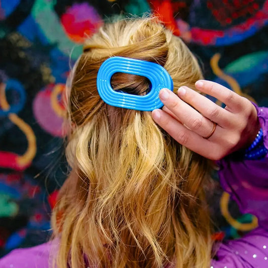 Miami Vice Flat Round Hair Clip Small
