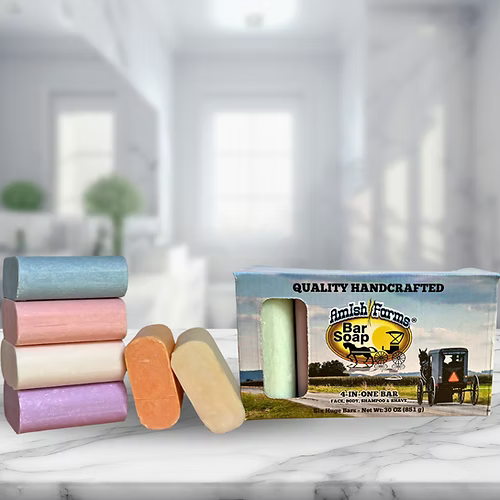 6 Bar Soap Box, Assorted Color Bars & Fragrance