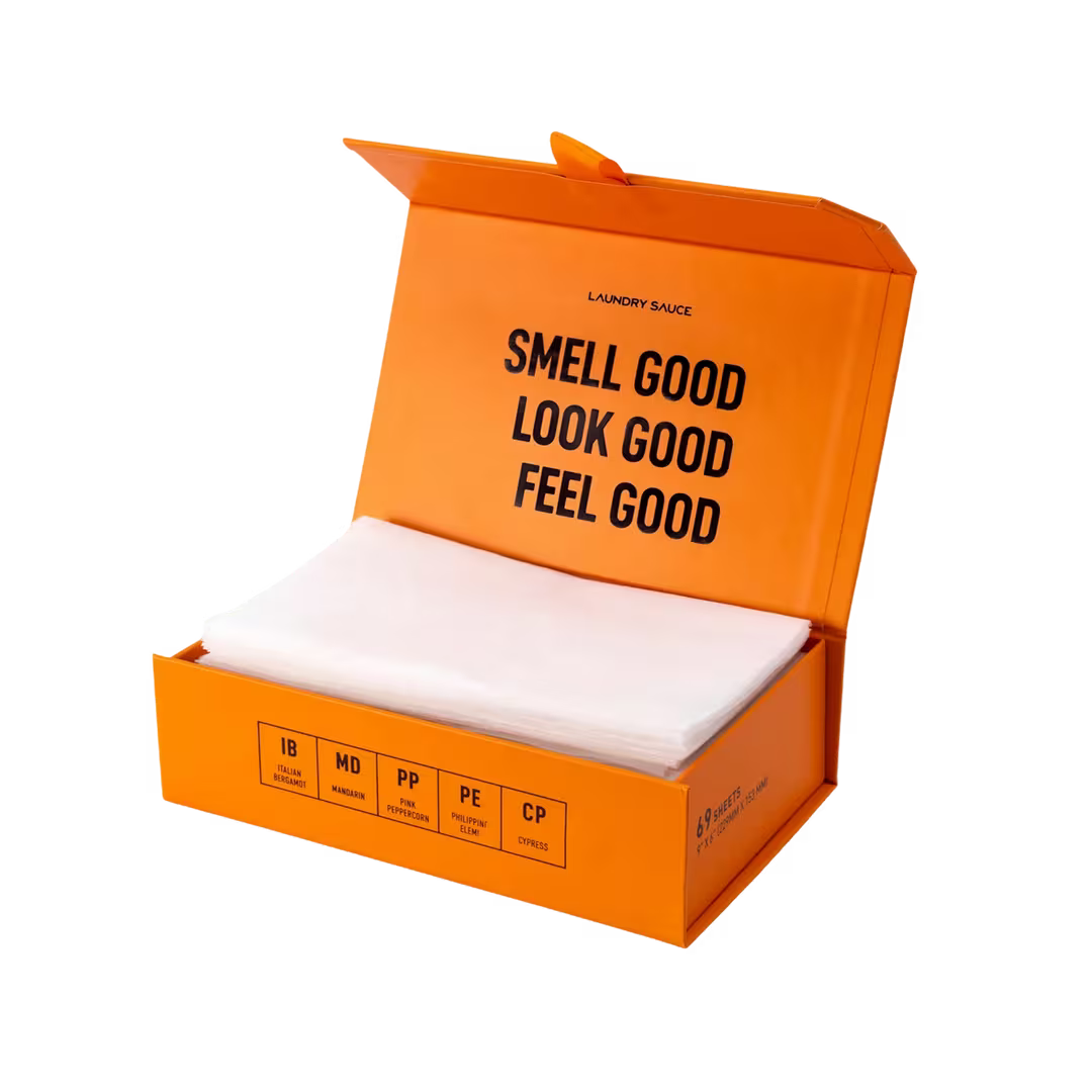Luxury Scented Dryer Sheets - Italian Bergamot
