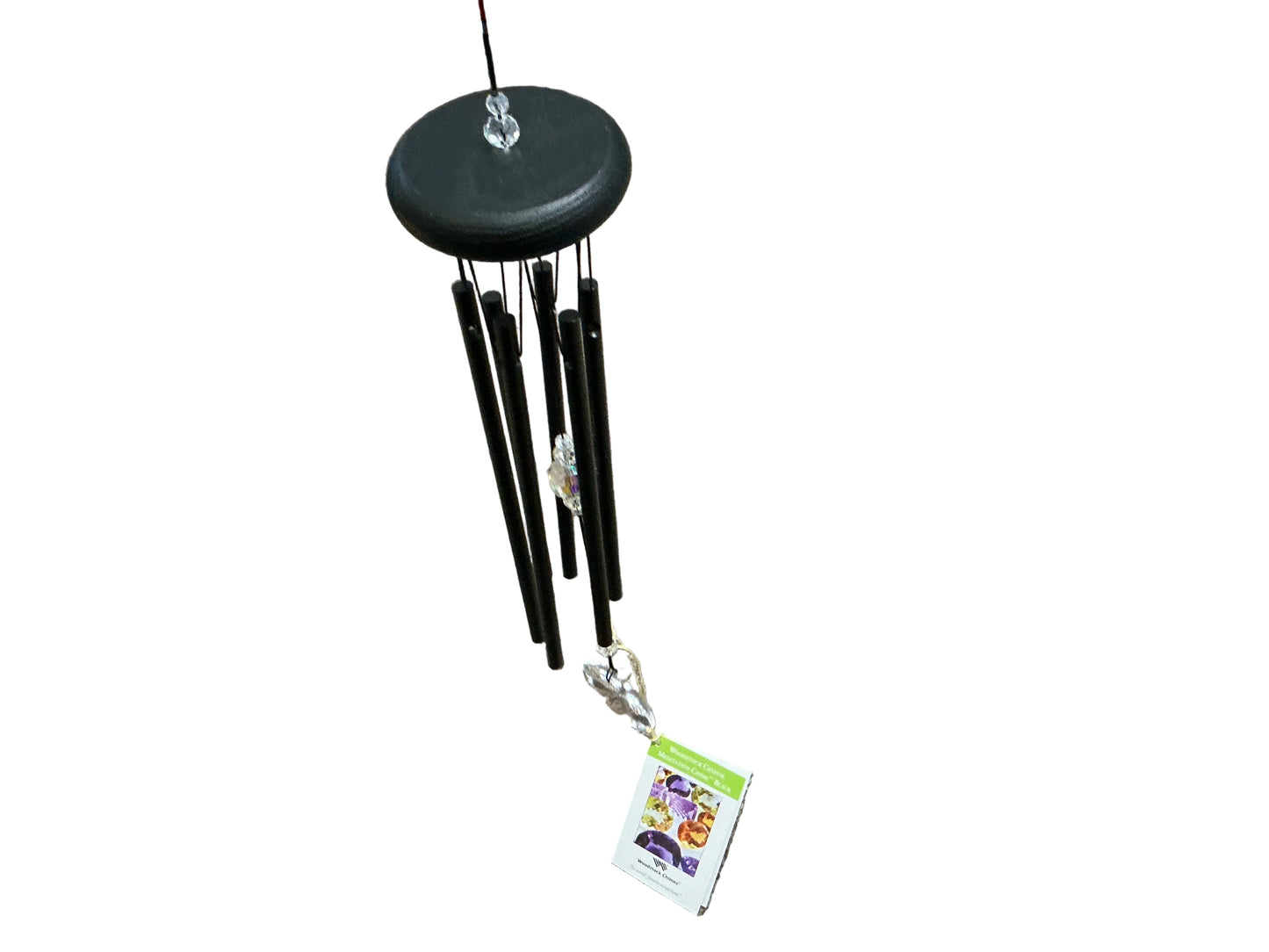 Crystal Meditation Chime, Black