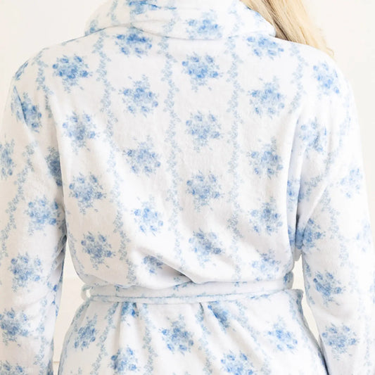 Luxe Robe - Blue Rose Vine