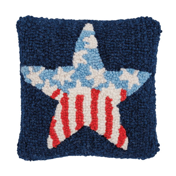 American Star Hook Wool Pillow