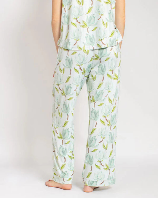 Audrey PJs Short Sleeve Button Top w/ Pants