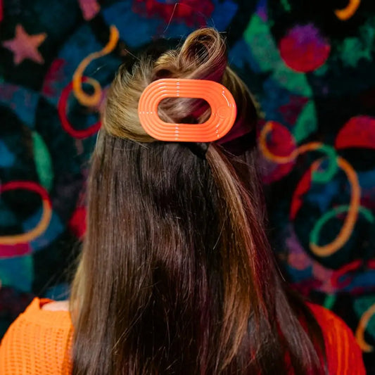 Darty Flat Round Hair Clip Medium