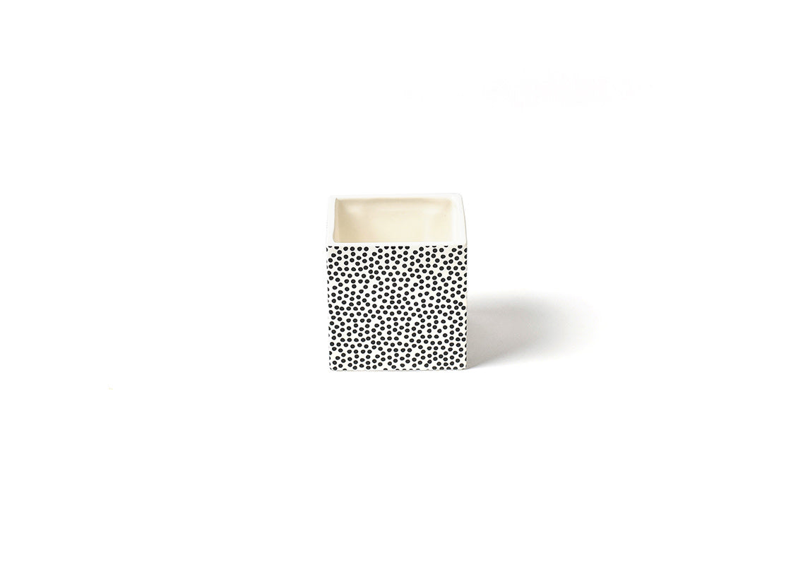 Mini Nesting Cube Small Black Small Dot