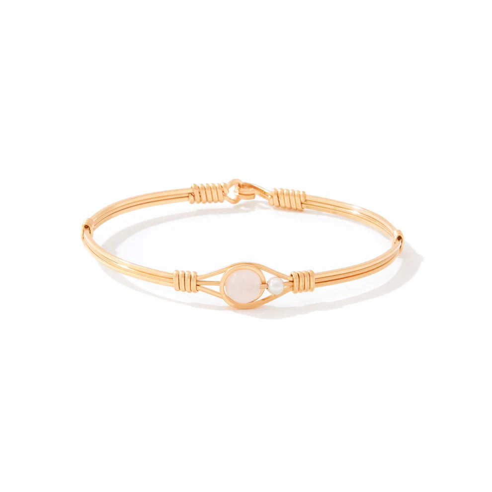 Always By My Side Bracelet - Rose Quartz