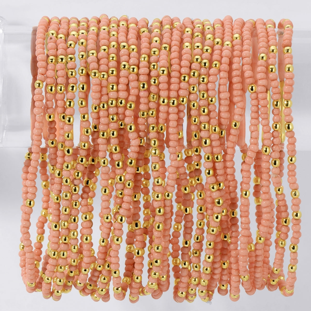 Beaded Bracelet, Peach