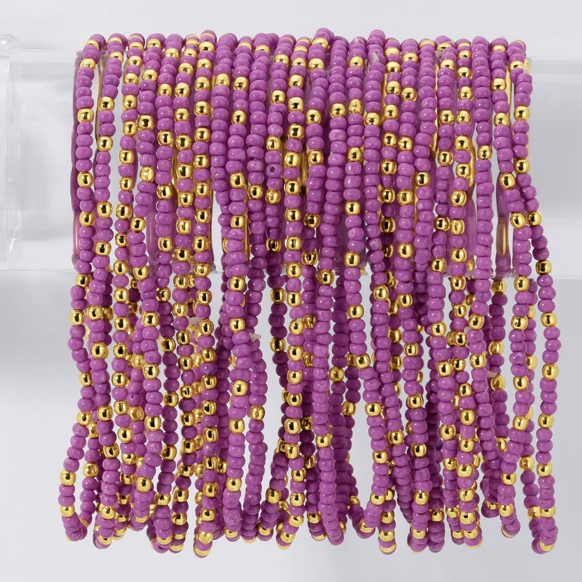 Beaded Bracelet, Lilac