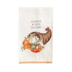 Gather And Give Printed Towel