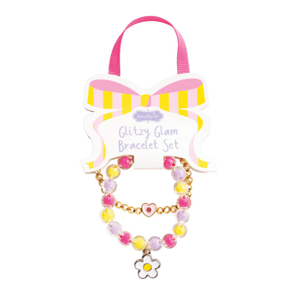 Glitzy Glam Bracelet Flower Set