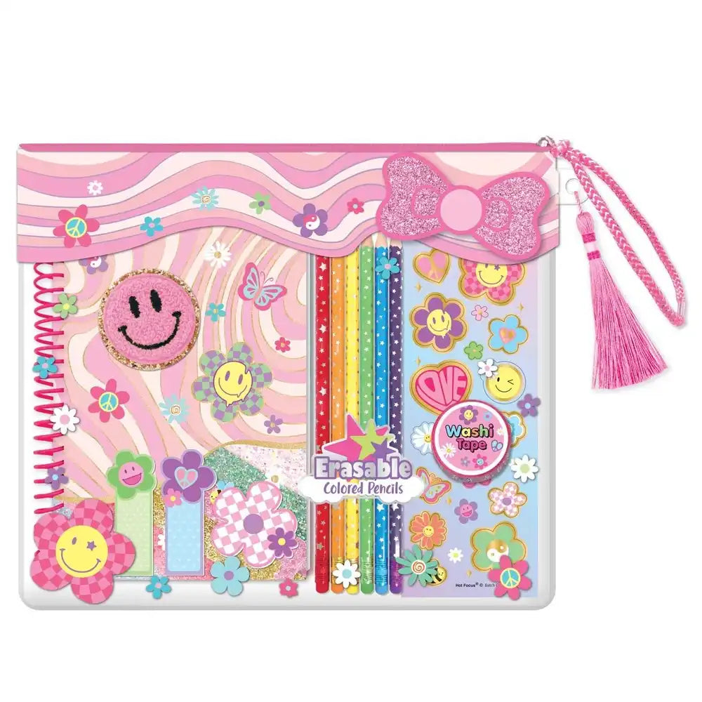 Coloring Journal, Groovy Flower