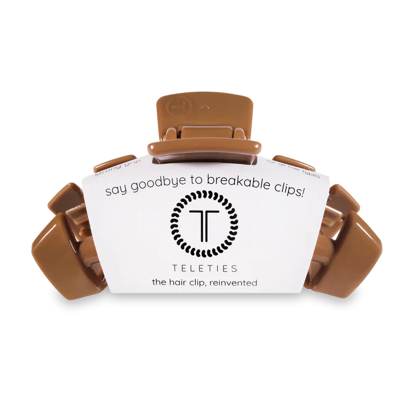 Caramel Classic Hair Clip Large