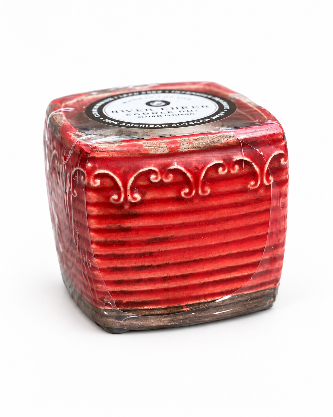 Warm Cinnamon Buns, Vintage Square Pot