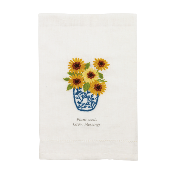 Plant Seeds Tea Towel