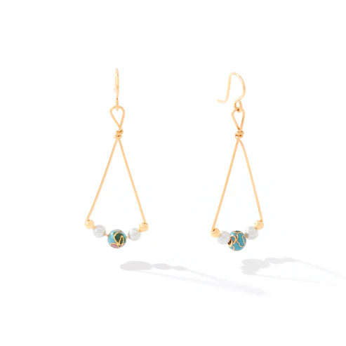 My Whole World Earrings Gold