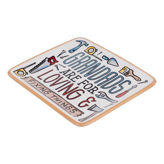 Grandpas Are For Fixing Things Trinket Tray