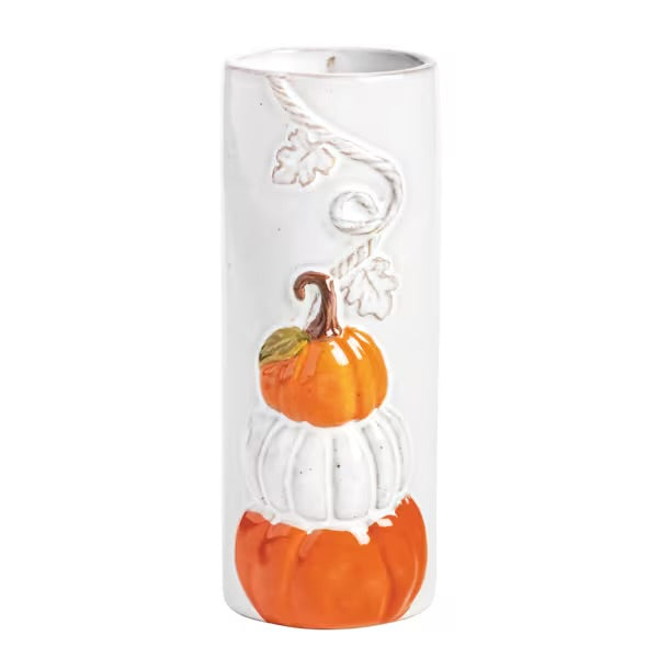 Stacked Pumpkin Vine Stem Vase