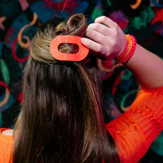 Darty Flat Round Hair Clip Small