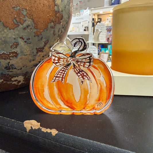 Small Acrylic Orange Pumpkin