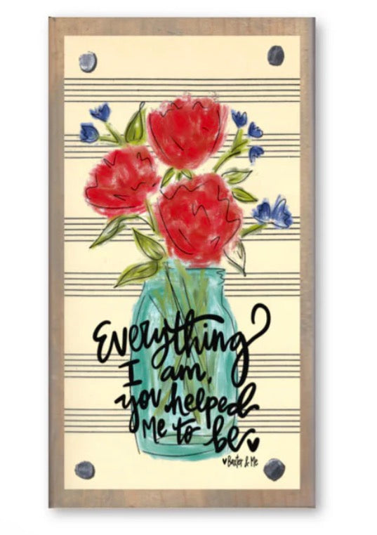 Everything I Am Driftwood Happy Block