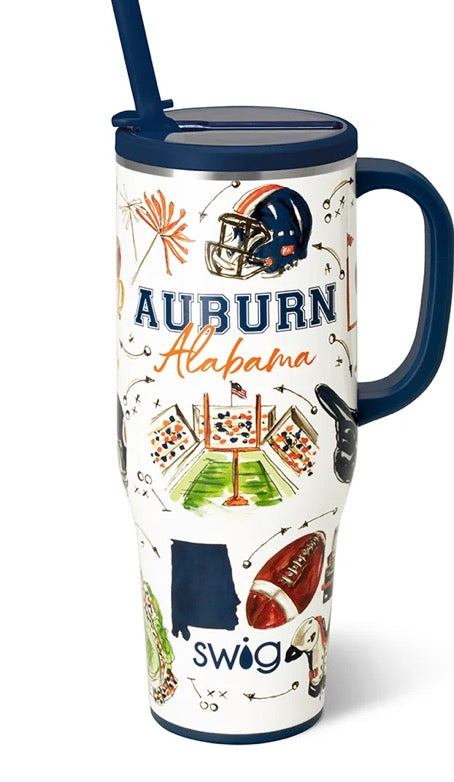 Tailgates in Auburn Mega Mug 40oz