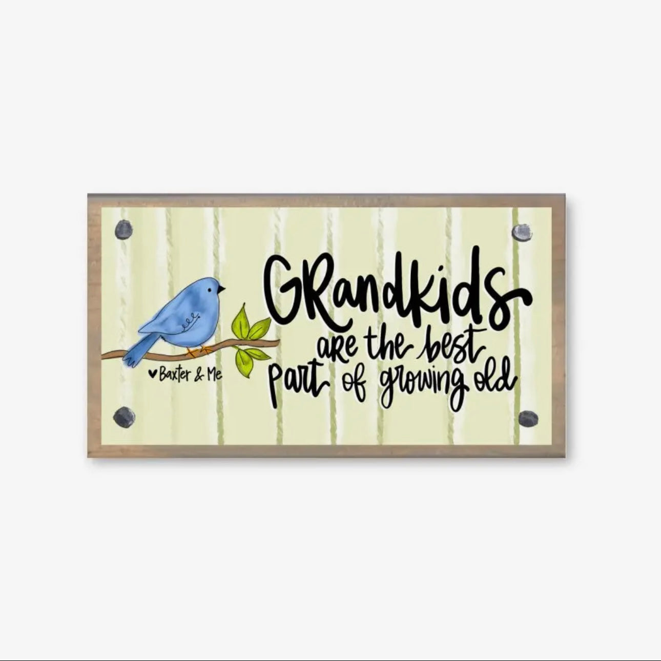 Grandkids Are the Best, Driftwood Happy Block