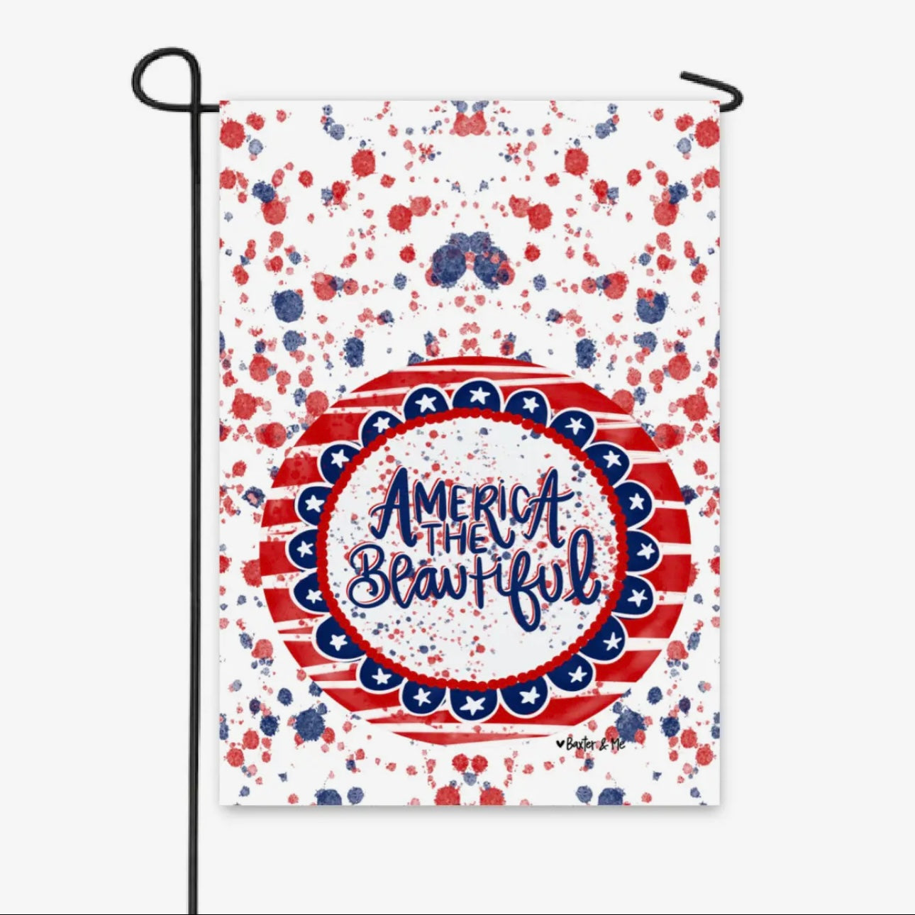 America the Beautiful Garden Flag