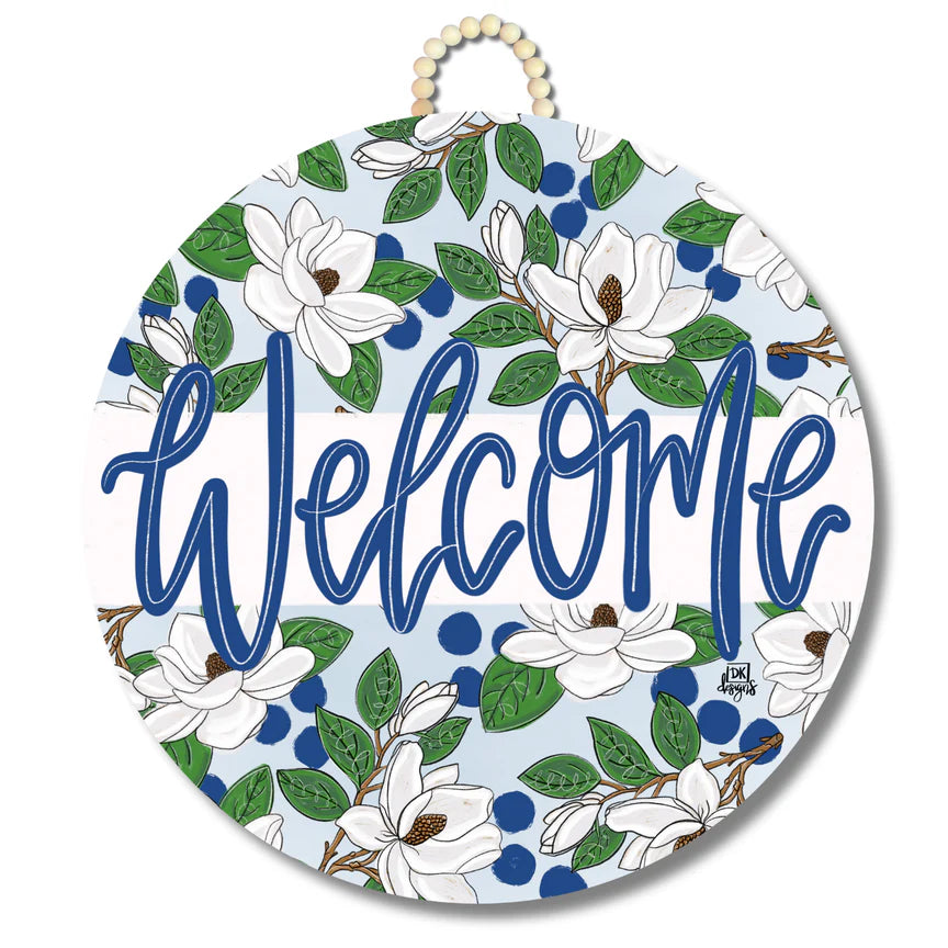 Door Hanger, Magnolia Welcome