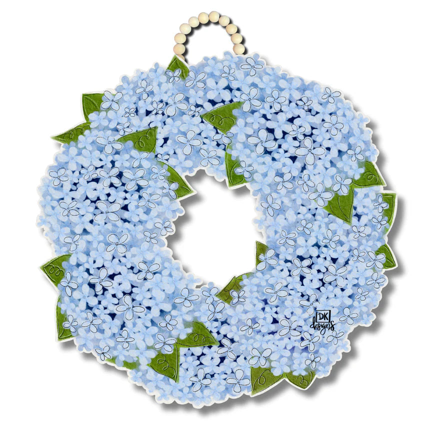 Door Hanger, Hydrangea Wreath