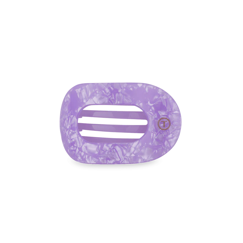 Lavender Mist Flat Round Hair Clip Small