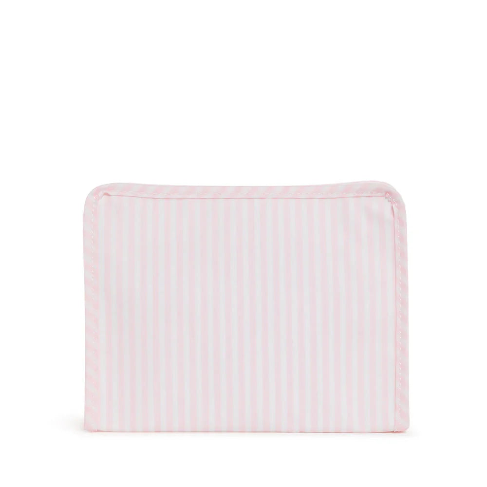 Roadie Medium Zip Pouch, Pimlico Stripe Pink