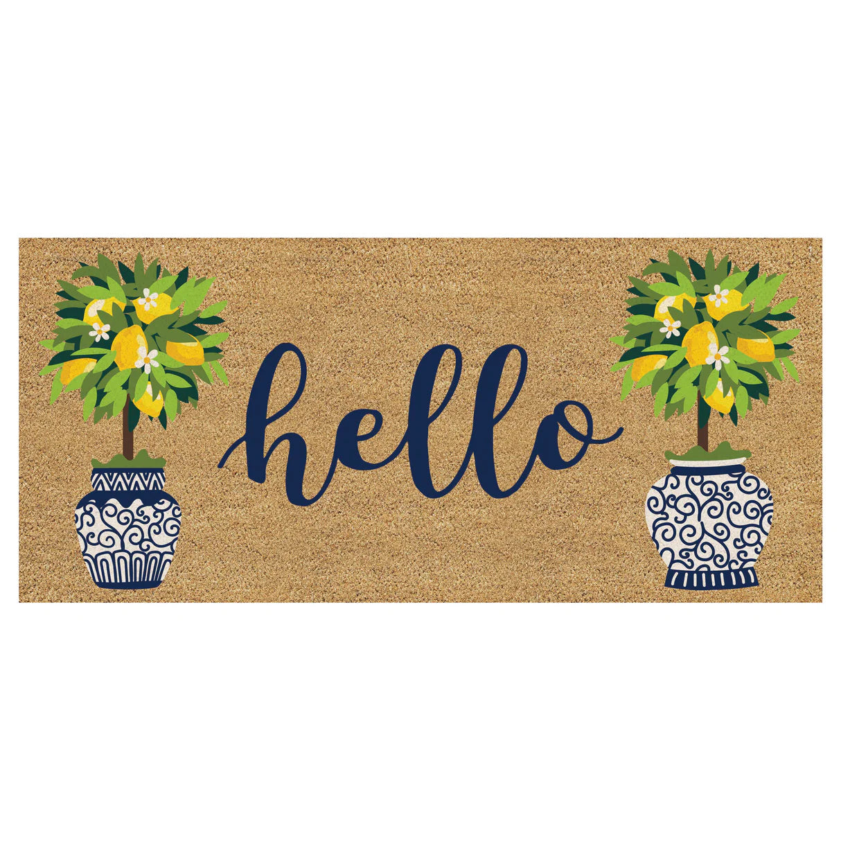 Hello Topiary Flocked Coir Sassafras Switch Mat