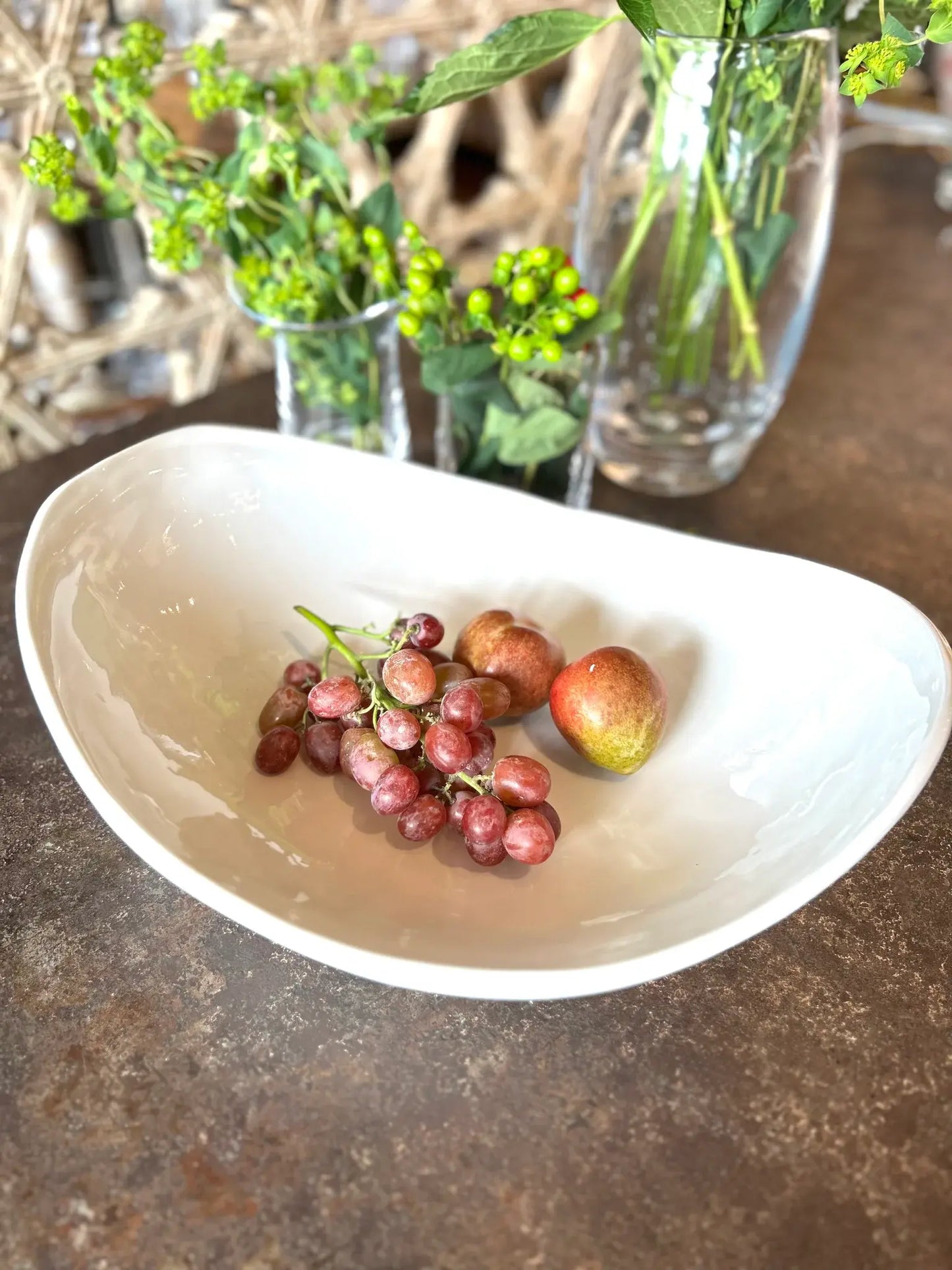 Oblong Crescent Serving Bowl