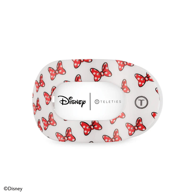 Minnie Mouse Loves Her Bows! Flat Round Hair Clip Medium