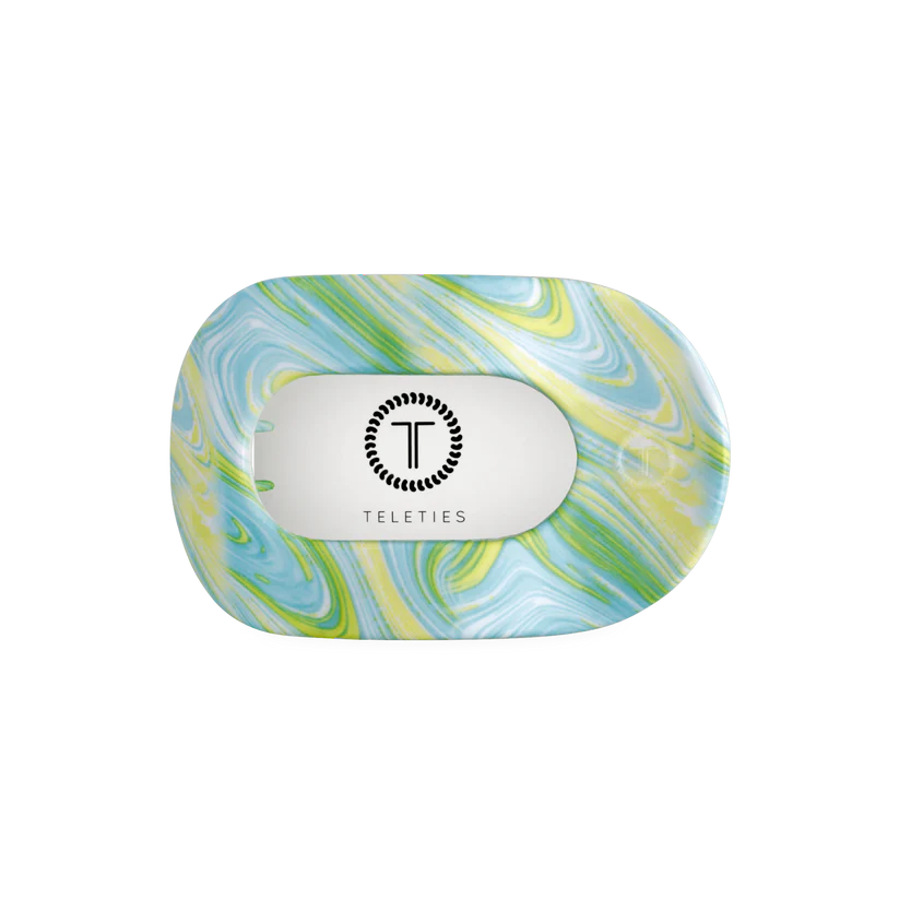 By the Sea Shore, Flat Round Hair Clip Medium