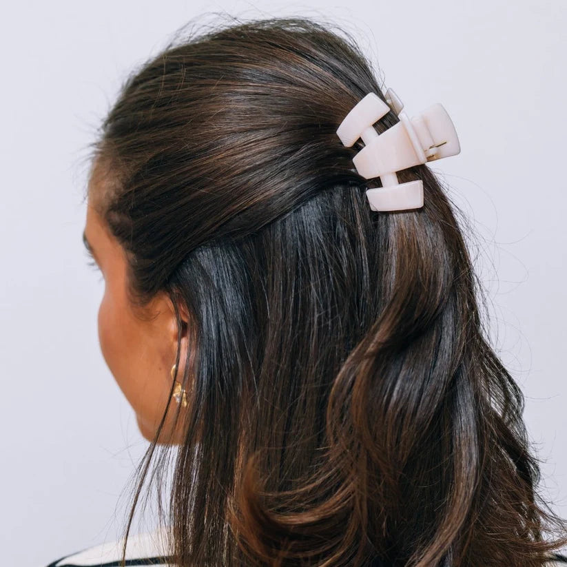 Almond Beige Classic Claw Clip Petite